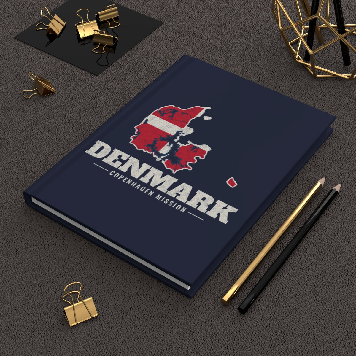 Denmark Copenhagen Mission flag map journal by Weak Things view 2