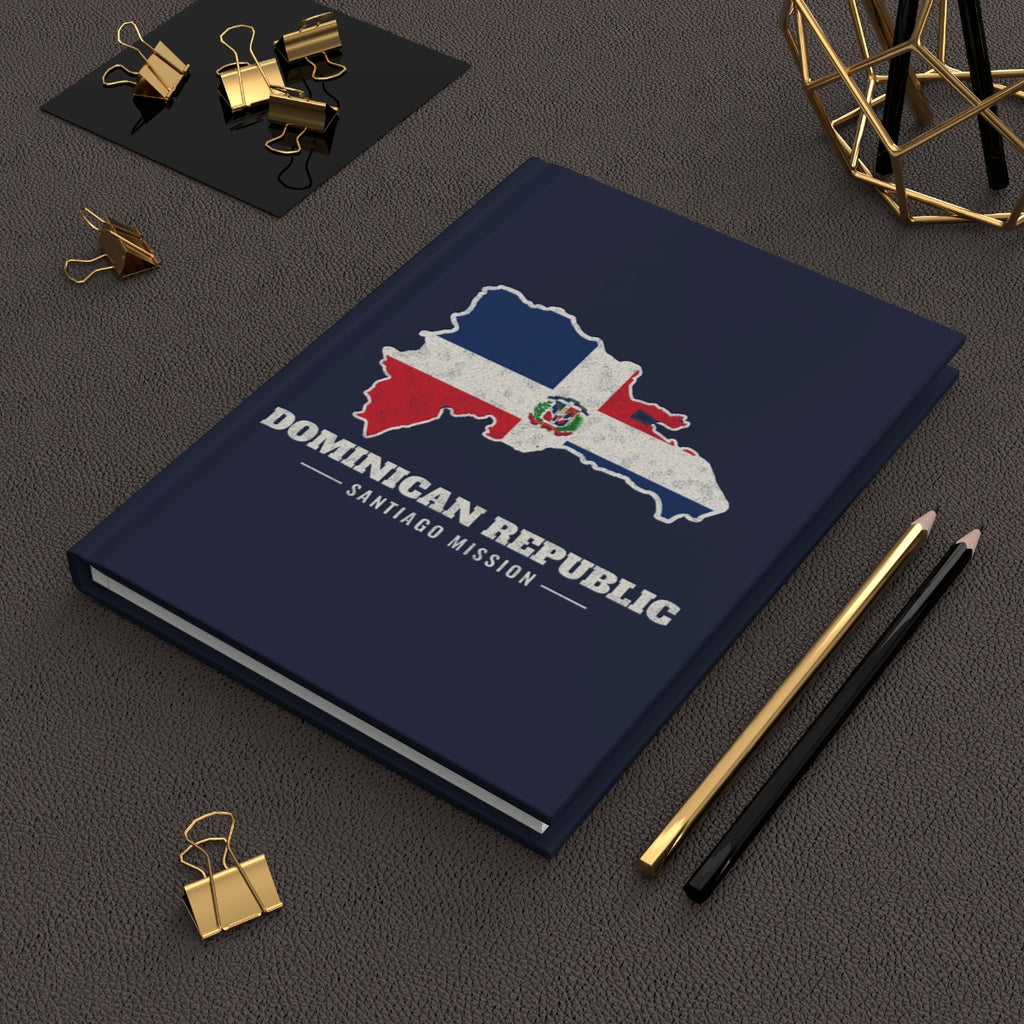 Dominican Republic Santiago Mission flag map journal by Weak Things view 2