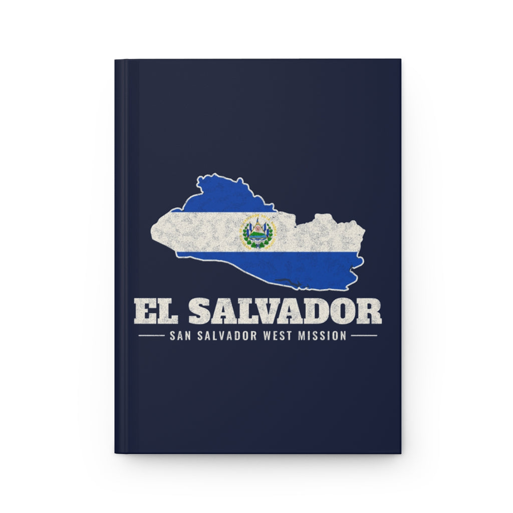 El Salvador San Salvador West Mission flag map journal by Weak Things