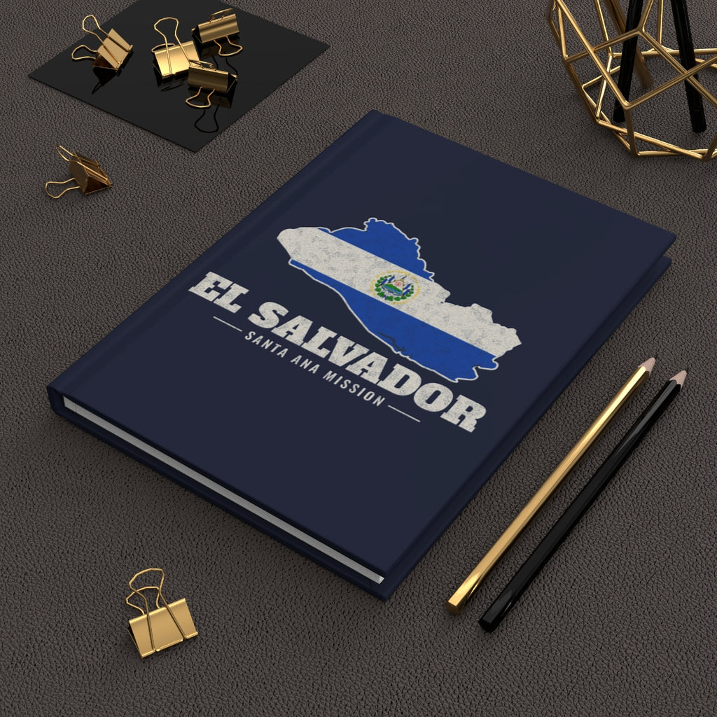 El Salvador Santa Ana Mission flag map journal by Weak Things view 2