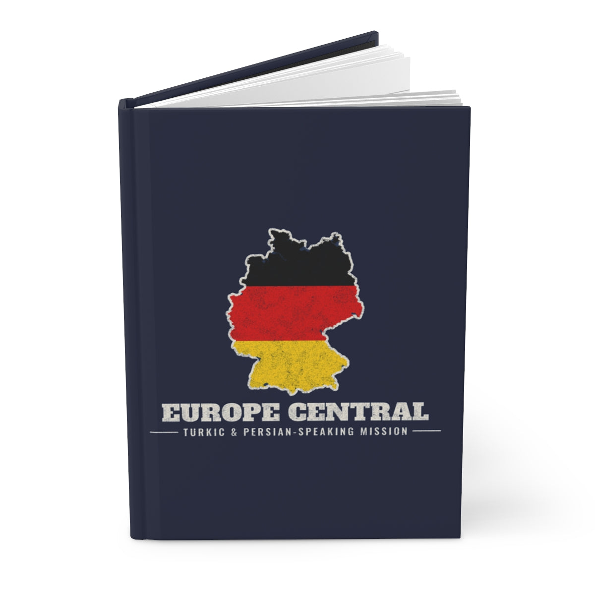Europe Central Turkic and Persian-Speaking Mission flag map journal by Weak Things view 3