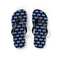Fiji Mission flag map flip flops by Weak Things view 2