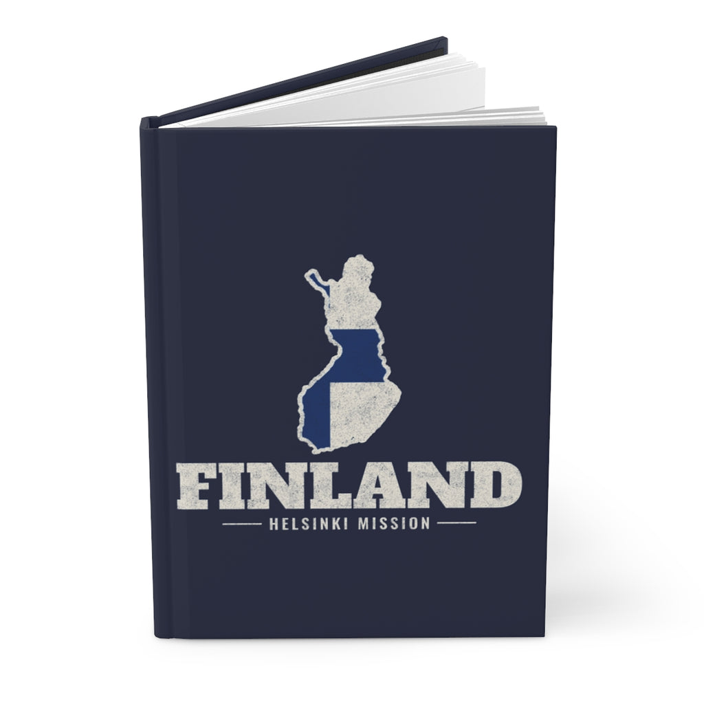 Finland Helsinki Mission flag map journal by Weak Things view 3