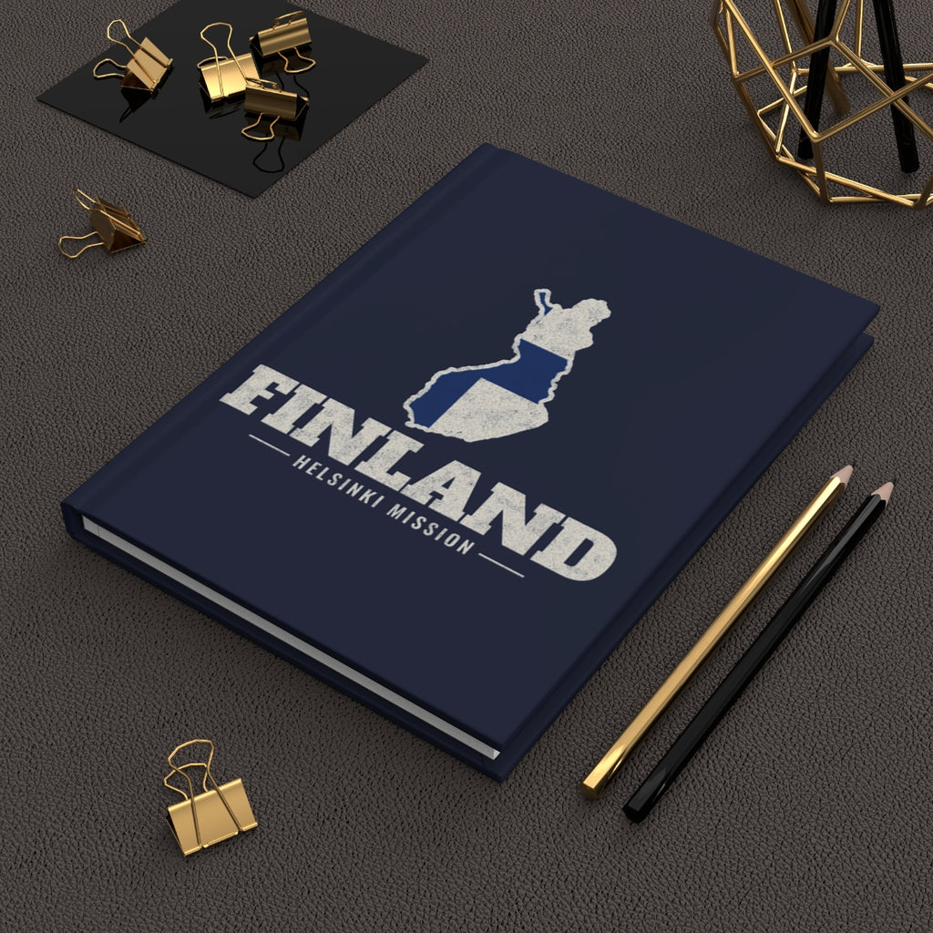 Finland Helsinki Mission flag map journal by Weak Things view 2