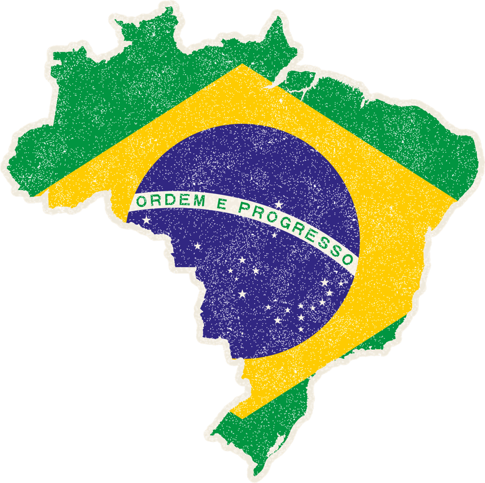 Brazil Joao Pessoa Mission Flag Map design