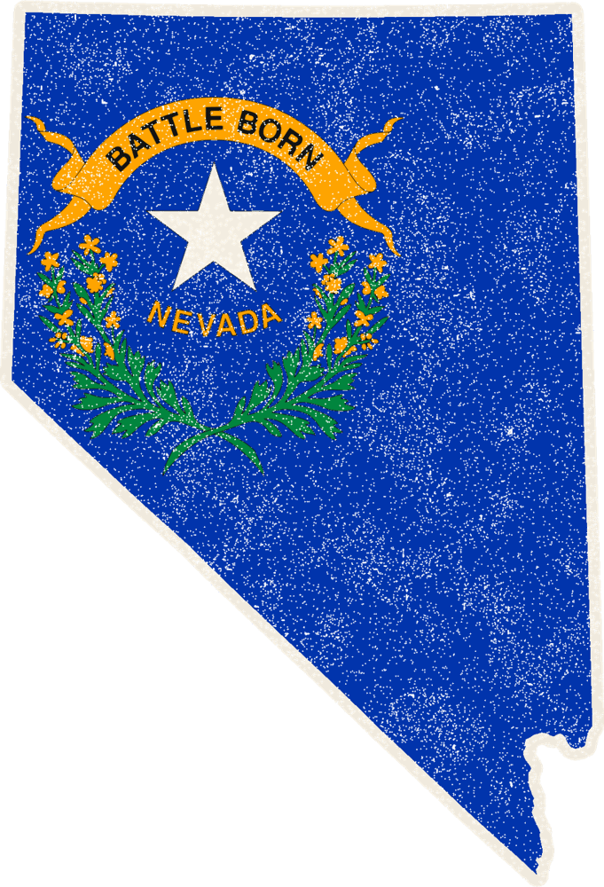 Nevada Henderson Mission Flag Map design