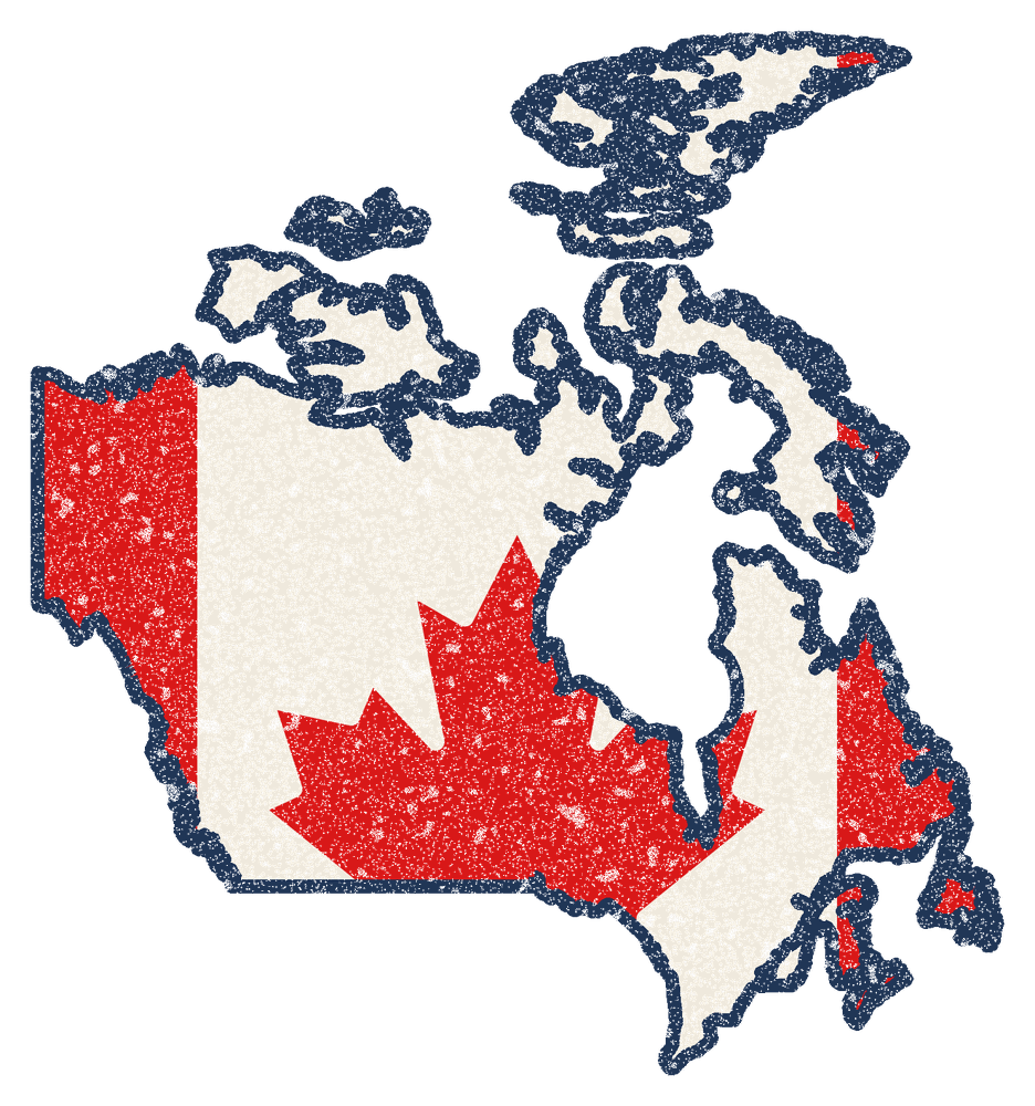 Canada Montreal Mission Flag Map design