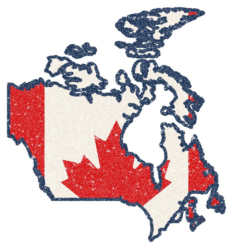 Canada Winnipeg Mission Flag Map design