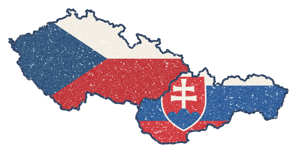 Czech/Slovak Mission Flag Map design