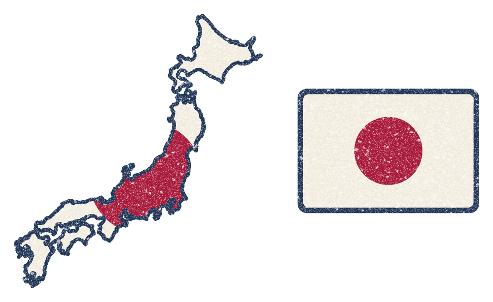 Japan Sapporo Mission Flag Map design