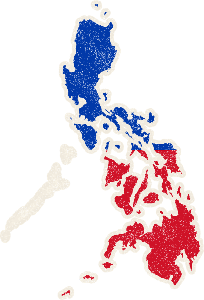 Philippines Tacloban Mission Flag Map design