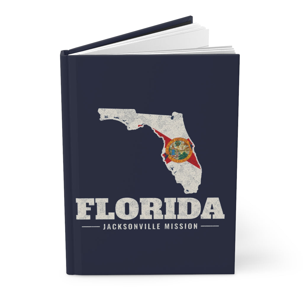 Florida Jacksonville Mission flag map journal by Weak Things view 3