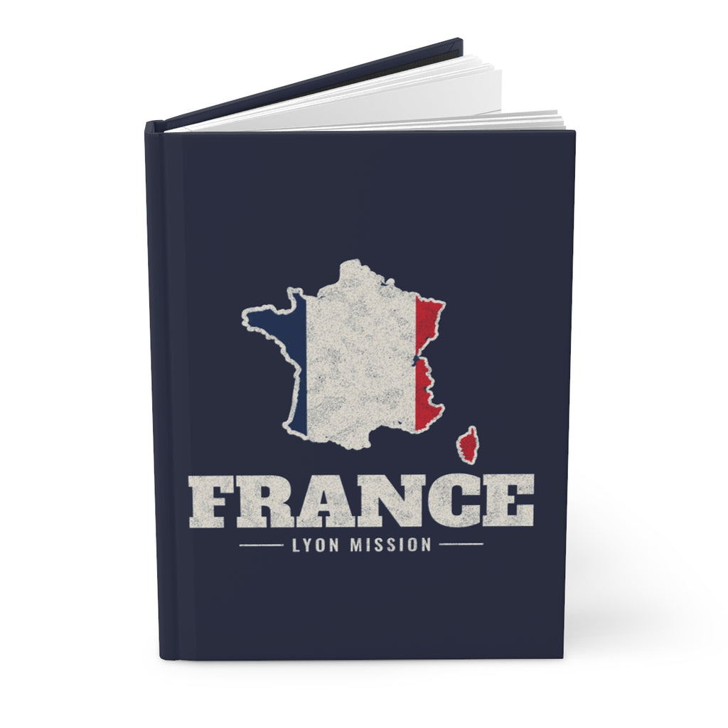 France Lyon Mission flag map journal by Weak Things view 3