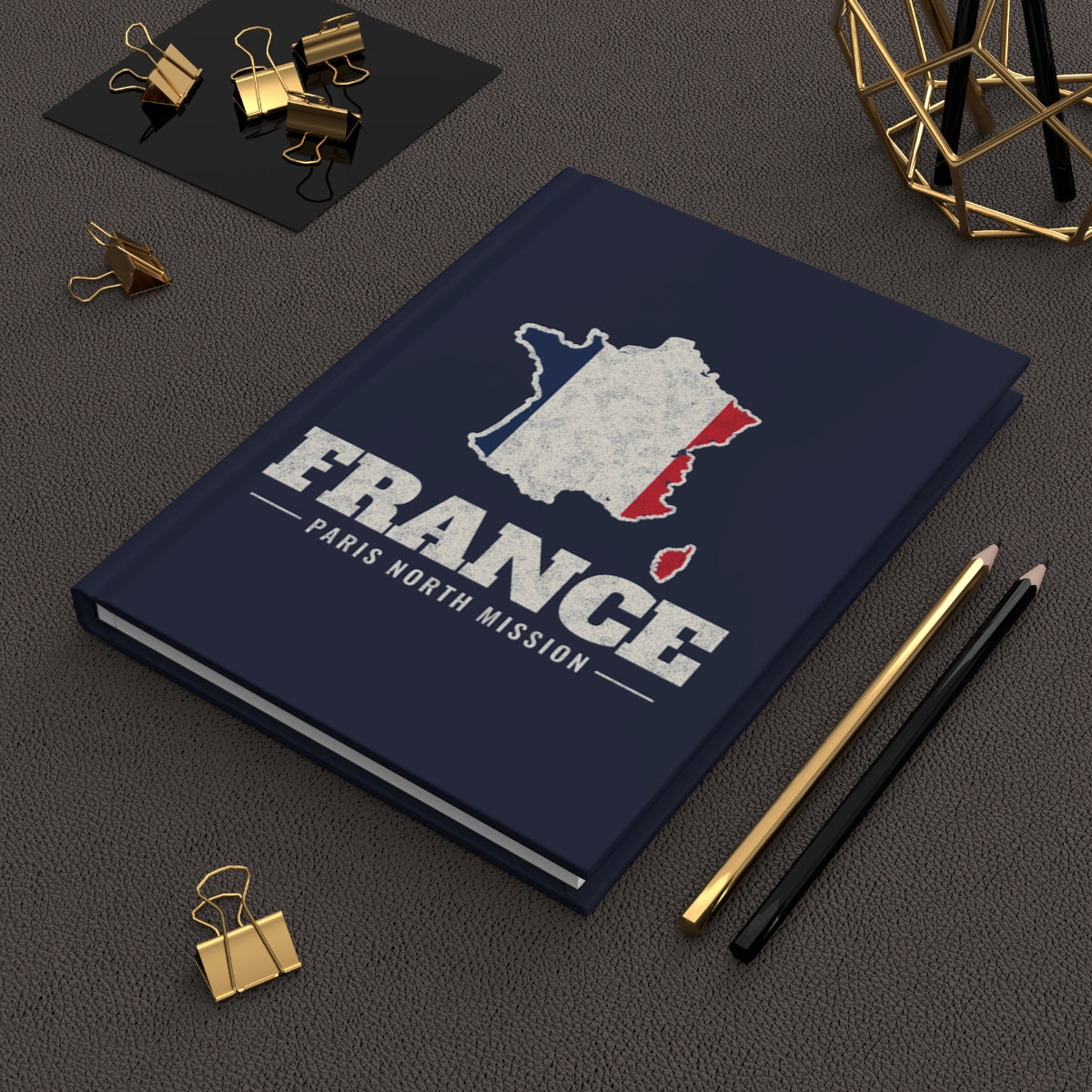 France Paris North Mission flag map journal by Weak Things view 2