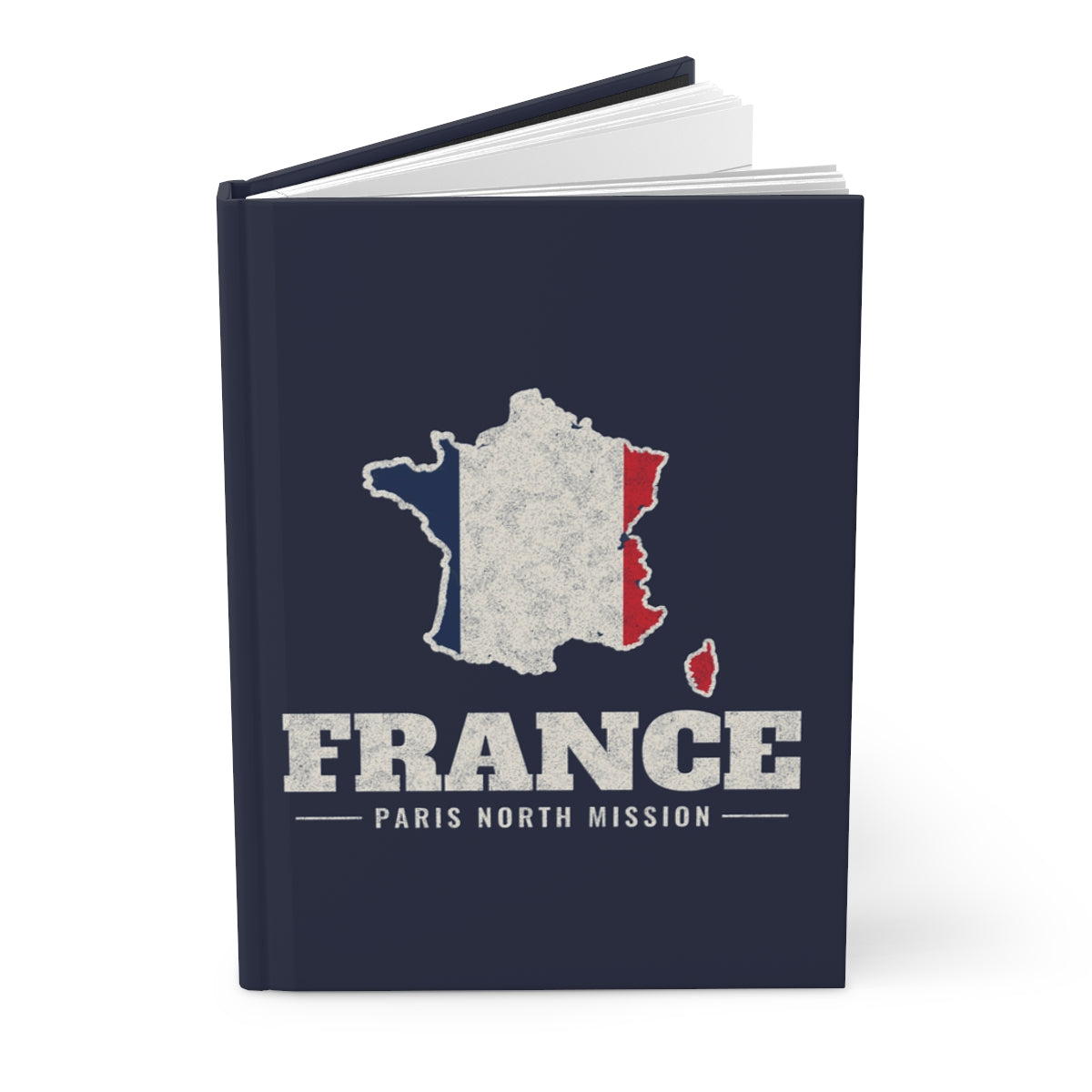 France Paris North Mission flag map journal by Weak Things view 3