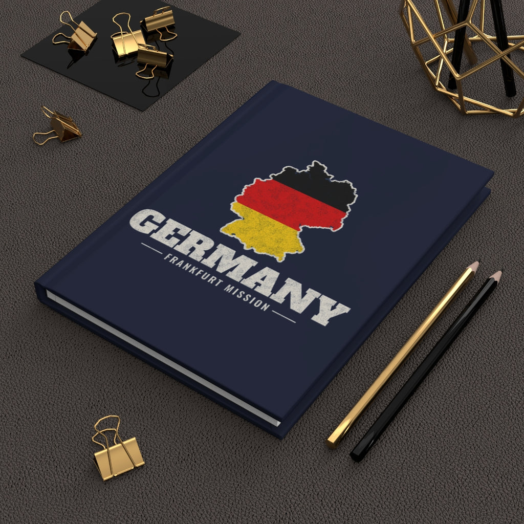 Germany Frankfurt Mission flag map journal by Weak Things view 2