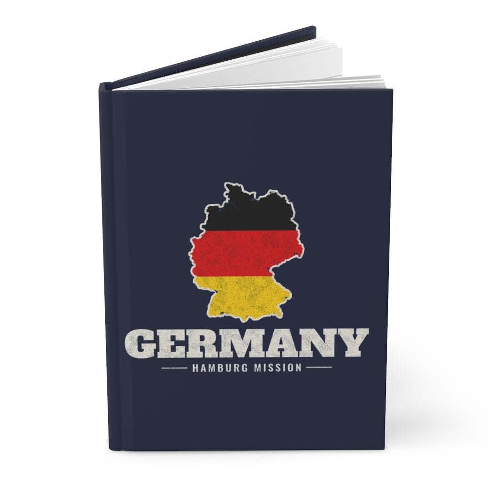 Germany Hamburg Mission flag map journal by Weak Things view 3