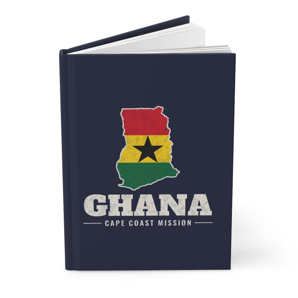 Ghana Cape Coast Mission flag map journal by Weak Things view 3