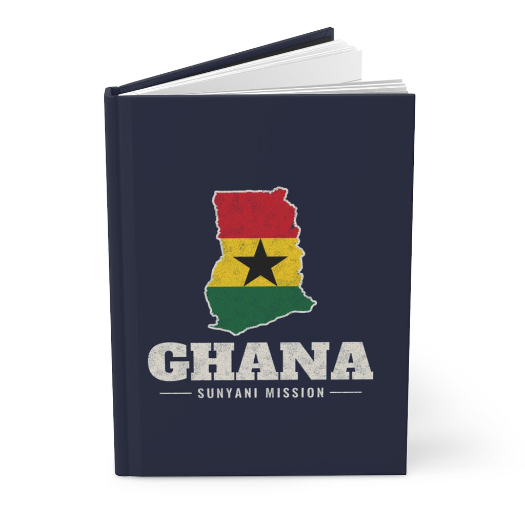 Ghana Sunyani Mission flag map journal by Weak Things view 3