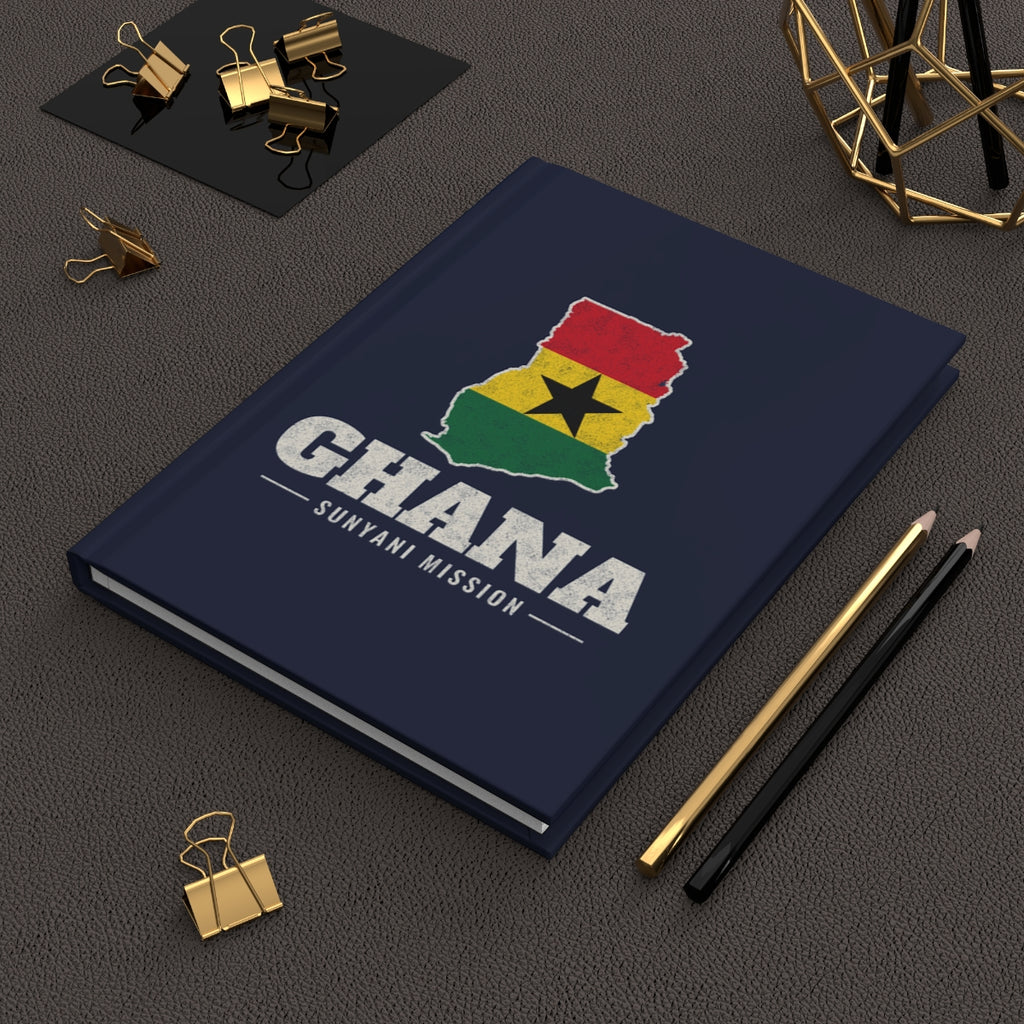 Ghana Sunyani Mission flag map journal by Weak Things view 2