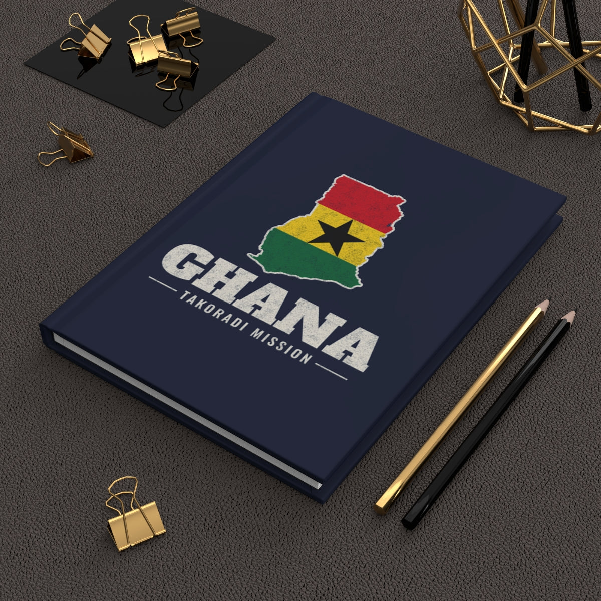 Ghana Takoradi Mission flag map journal by Weak Things view 2