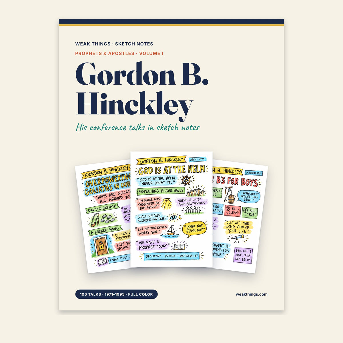 Gordon B. Hinckley Volume I front cover
