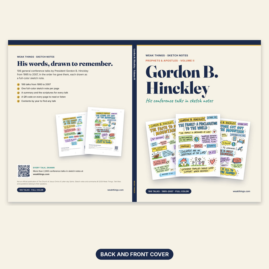 Gordon B. Hinckley Volume II back and front cover