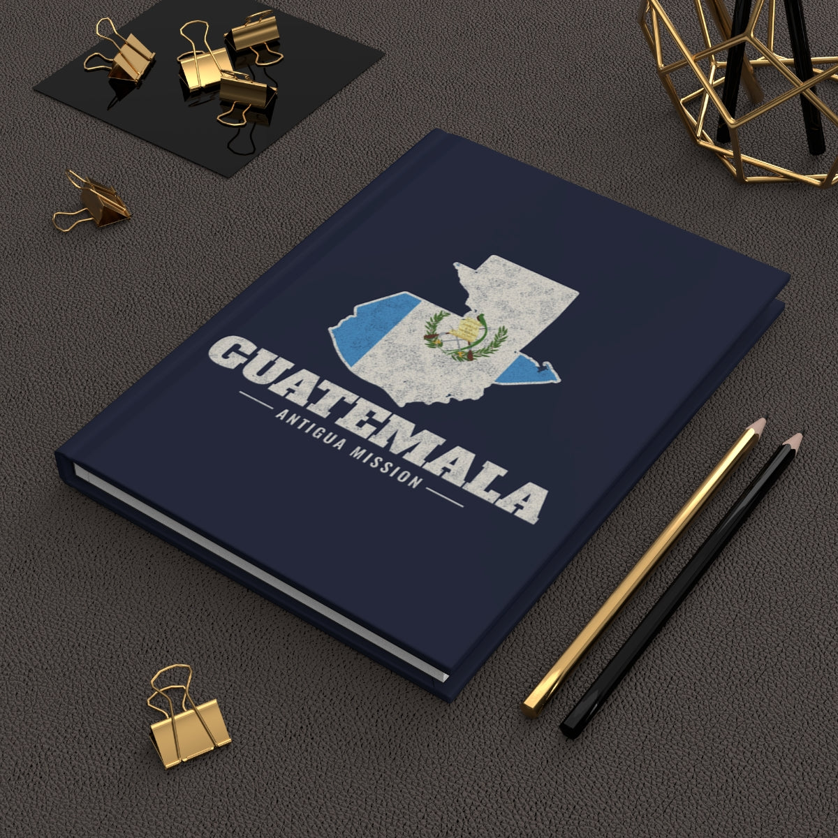 Guatemala Antigua Mission flag map journal by Weak Things view 2
