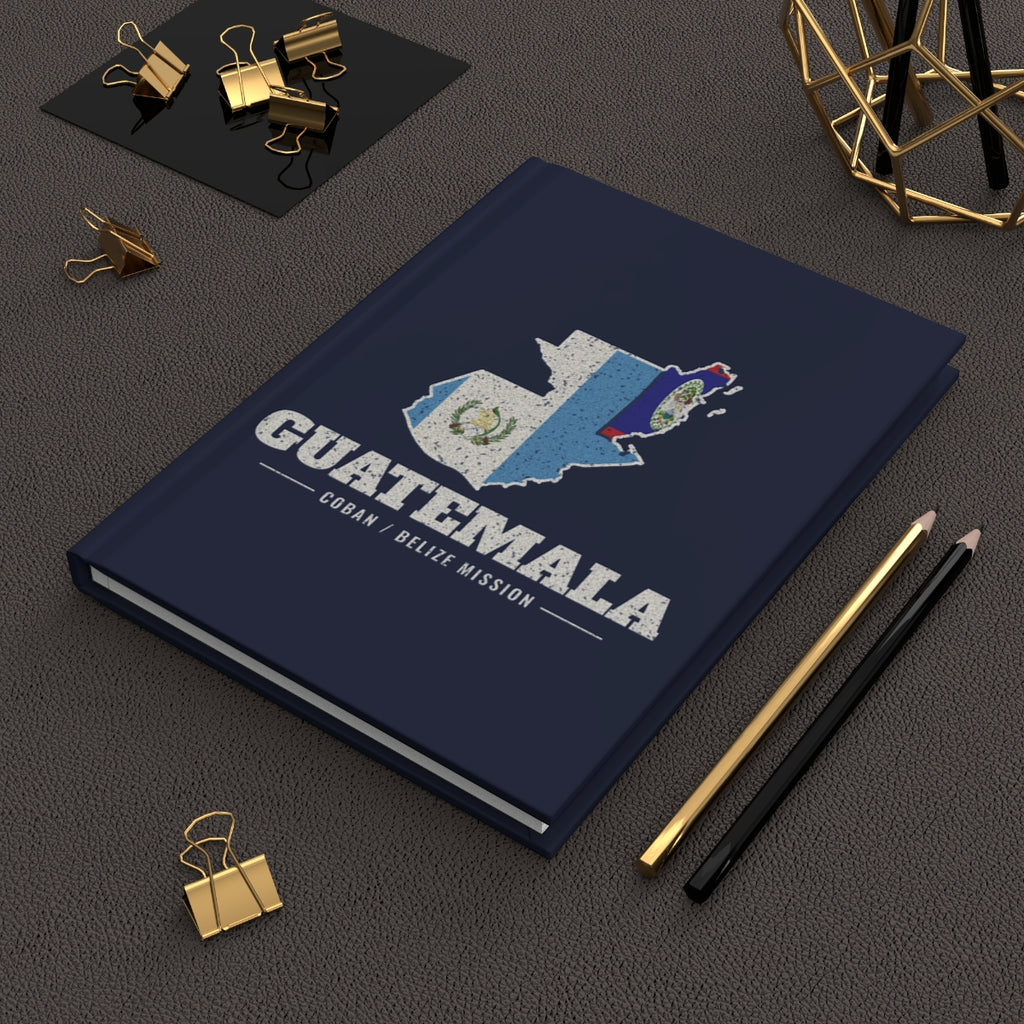 Guatemala Coban/Belize Mission flag map journal by Weak Things view 2