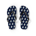 Guatemala Mission flag map flip flops by Weak Things view 2