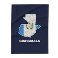 Guatemala Retalhuleu Mission flag map fleece blanket by Weak Things