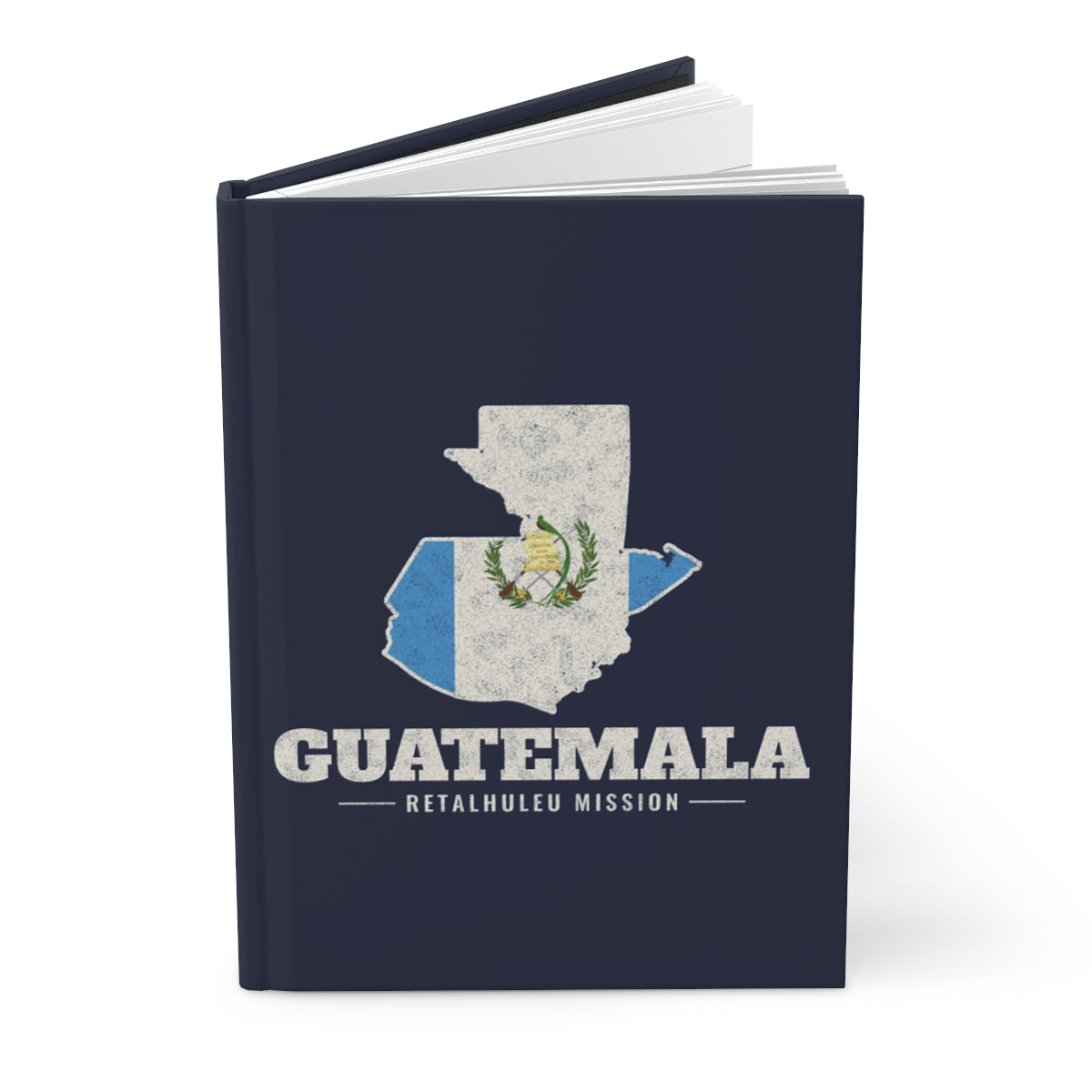 Guatemala Retalhuleu Mission flag map journal by Weak Things view 3