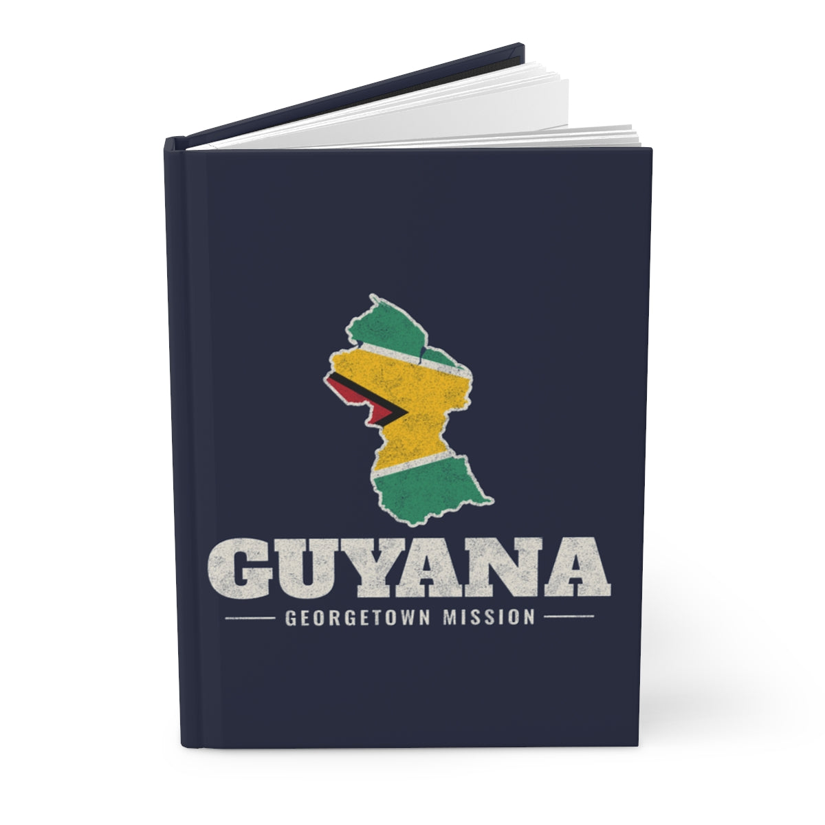 Guyana Georgetown Mission flag map journal by Weak Things view 3