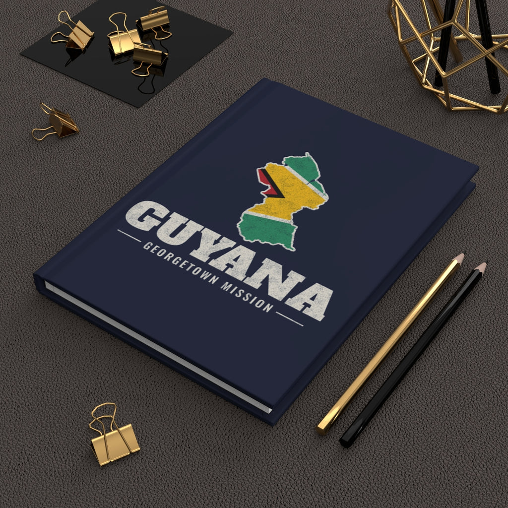 Guyana Georgetown Mission flag map journal by Weak Things view 2