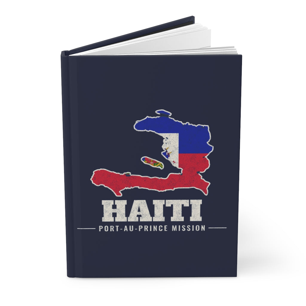 Haiti Port-au-Prince Mission flag map journal by Weak Things view 3