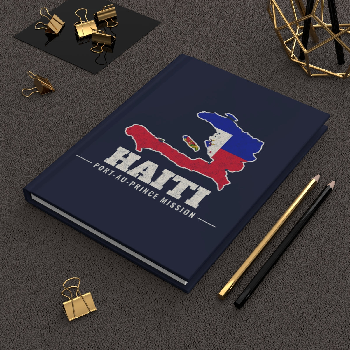 Haiti Port-au-Prince Mission flag map journal by Weak Things view 2
