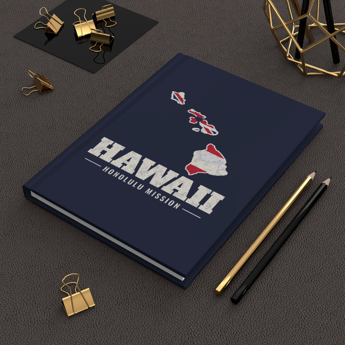 Hawaii Honolulu Mission flag map journal by Weak Things view 2