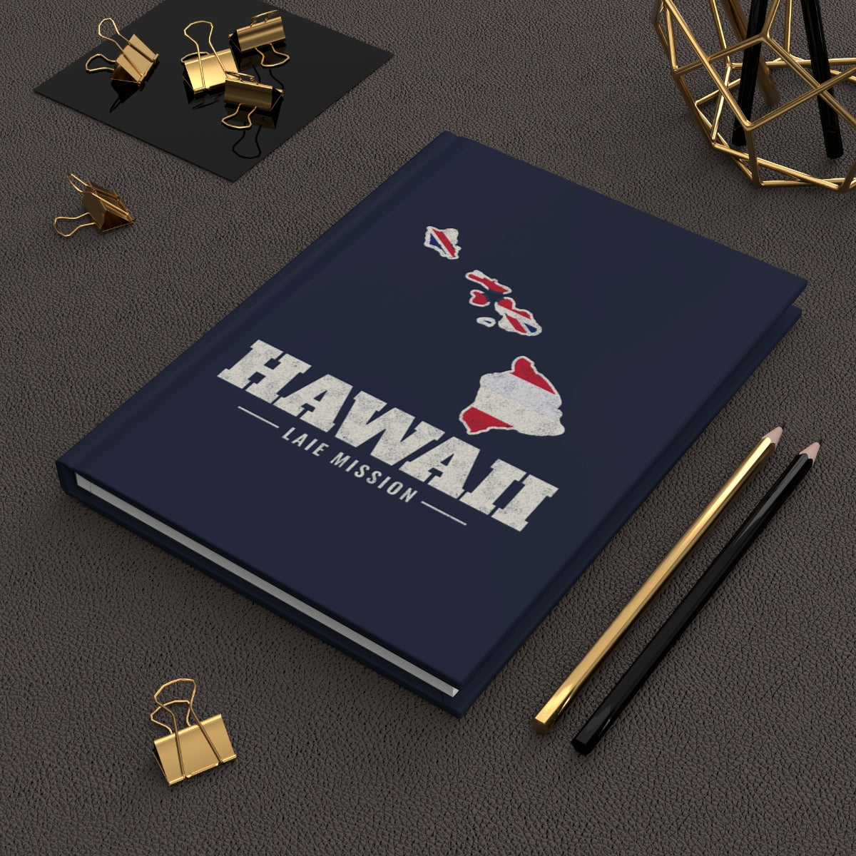 Hawaii Laie Mission flag map journal by Weak Things view 2