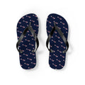 Hawaii Mission flag map flip flops by Weak Things view 2
