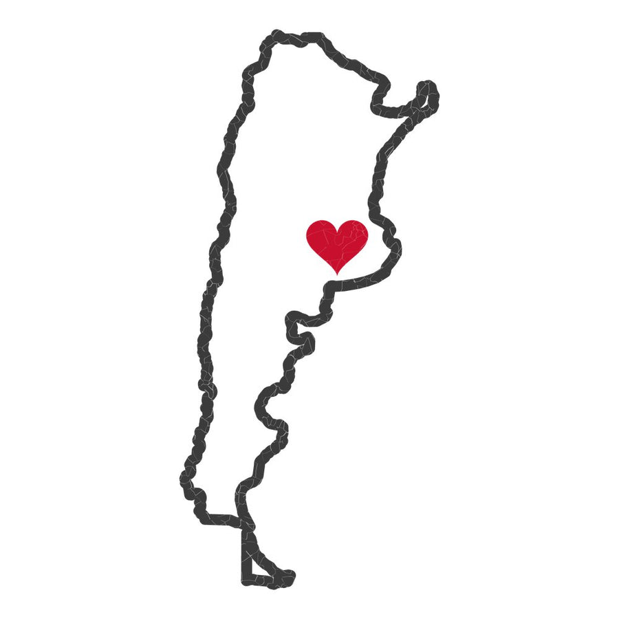 Argentina Buenos Aires East Mission Heart Map design
