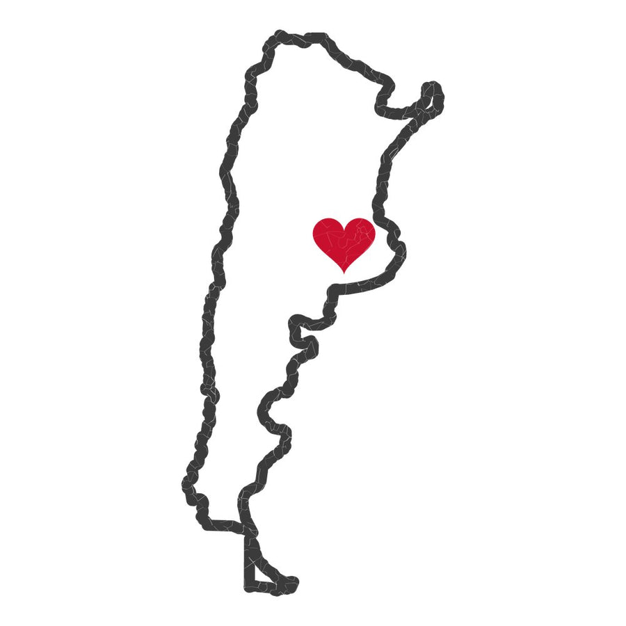 Argentina Buenos Aires West Mission Heart Map design