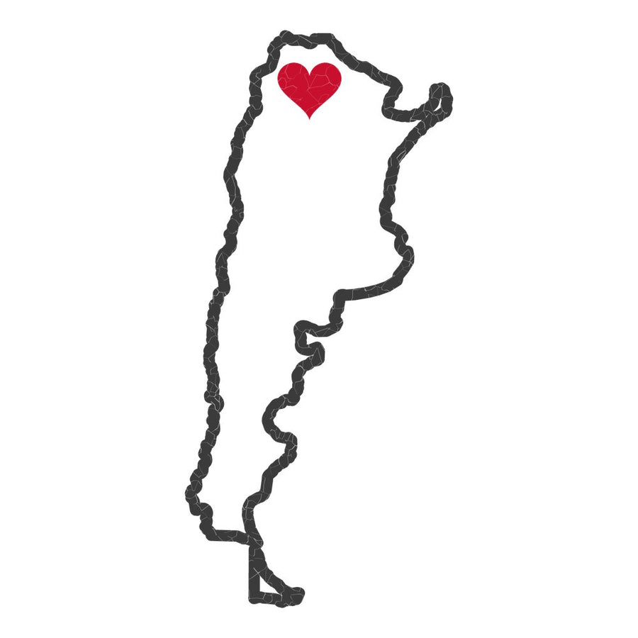 Argentina Salta Mission Heart Map design
