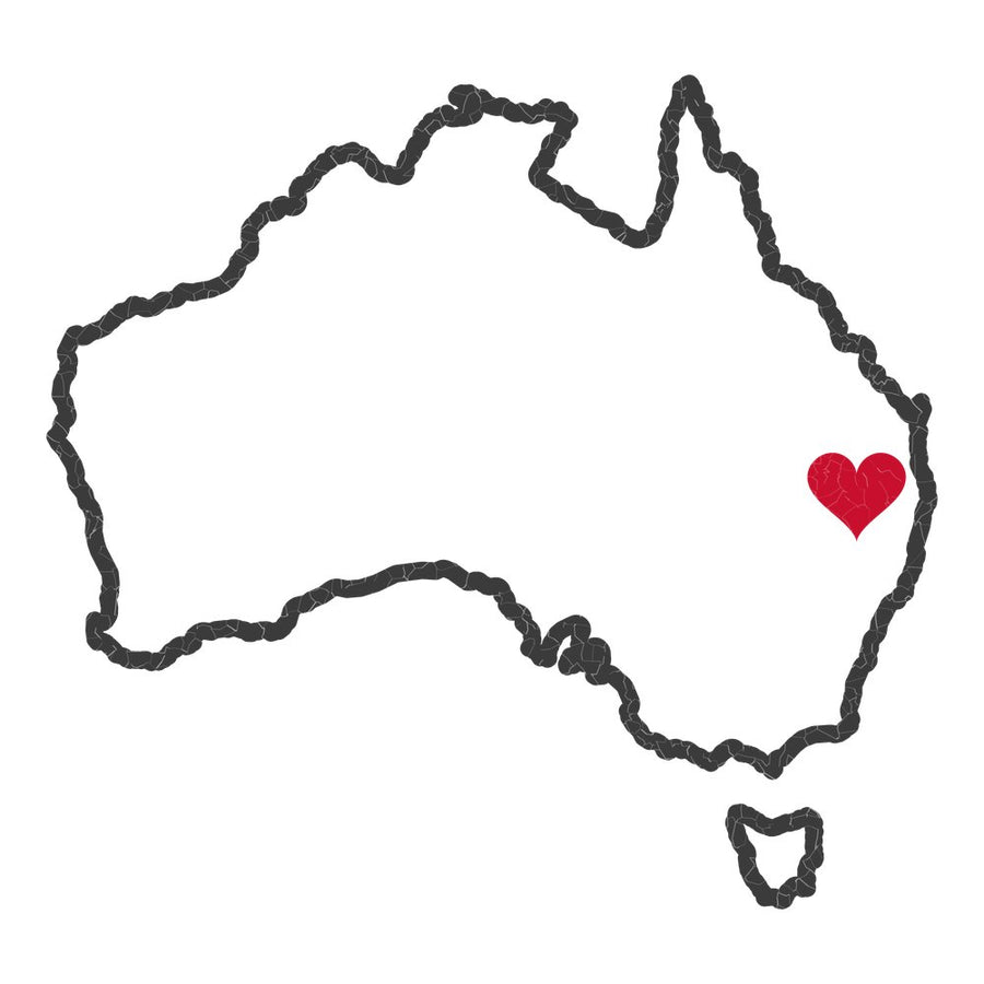 Australia Brisbane North Mission Heart Map design