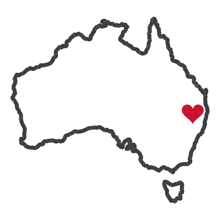 Australia Brisbane South Mission Heart Map design