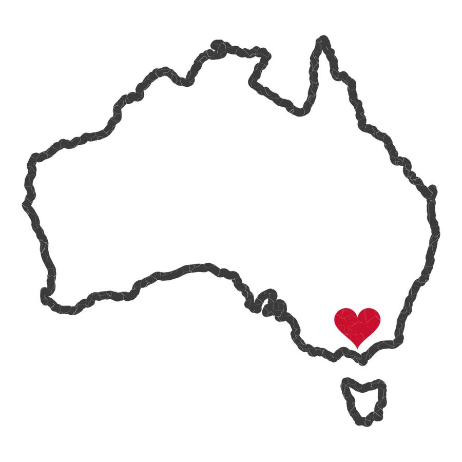 Australia Melbourne Mission Heart Map design