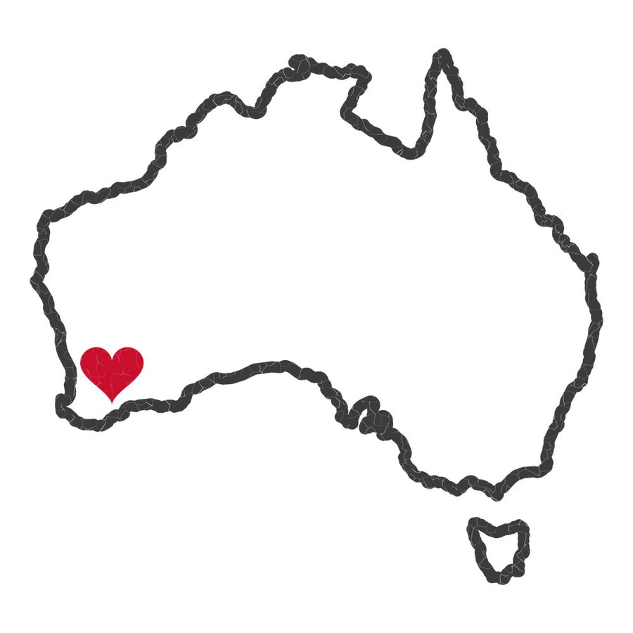 Australia Perth Mission Heart Map design