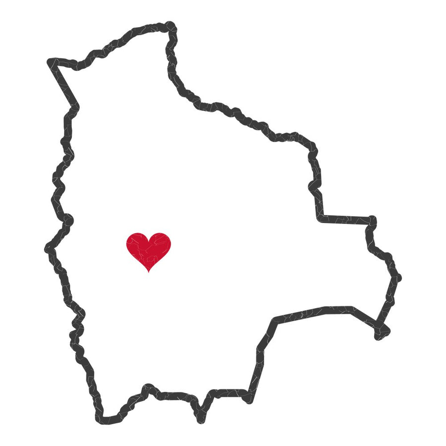 Bolivia Cochabamba North Mission Heart Map design