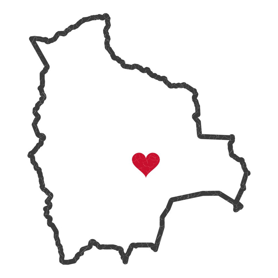 Bolivia Santa Cruz North Mission Heart Map design