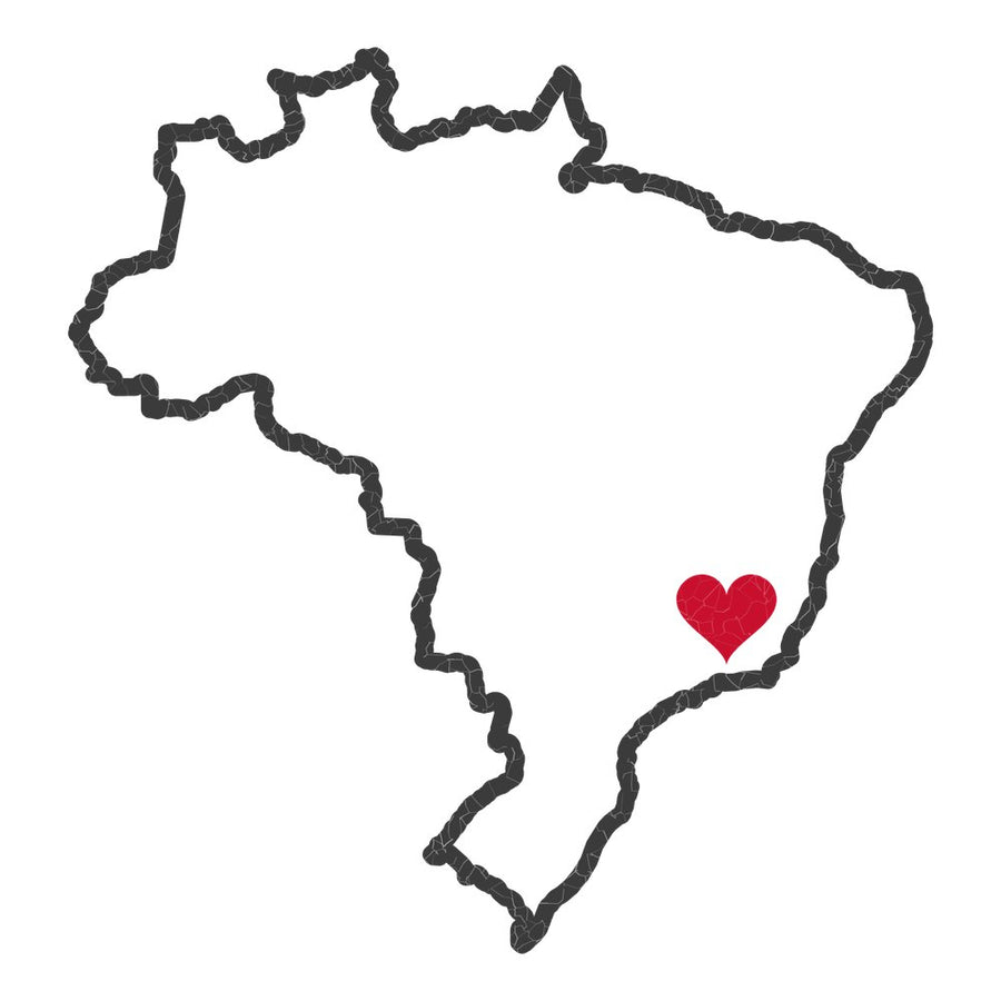 Brazil Belo Horizonte Mission Heart Map design