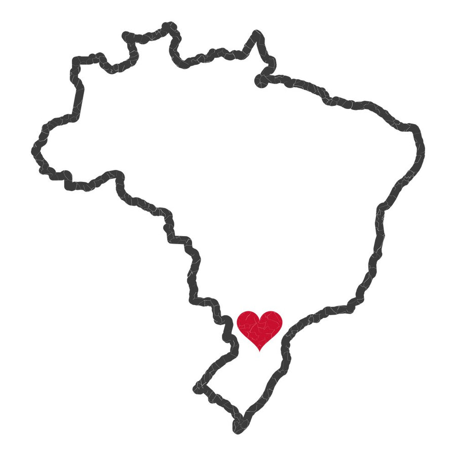 Brazil Florianopolis Mission Heart Map design